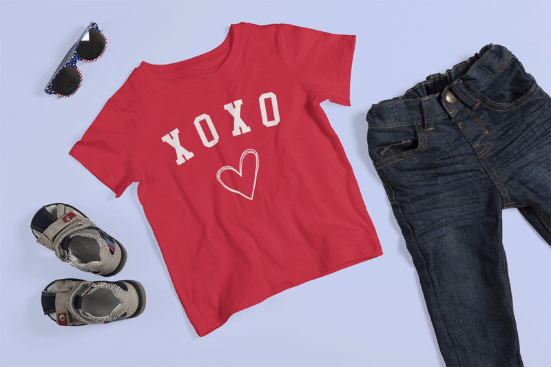 Xoxo Tshirt Kids Hugs And Kisses Tshirt - little crafty souls