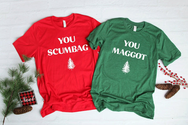 You Scumbag You Maggot Tshirts - little crafty souls